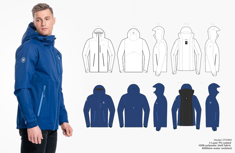 Brandsdal of Norway jacket design